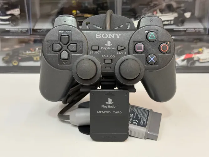 Controle + M. Card Diamond Black Playstation 1 - Serie A