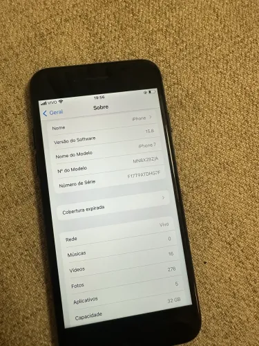 iPhone 7 32GB Preto | Bateria 100% | Tudo funcionando