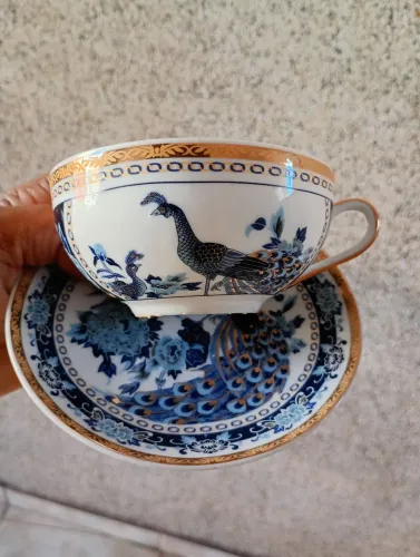 Xícara com Pires em Porcelana para Chá Bom gourmet 