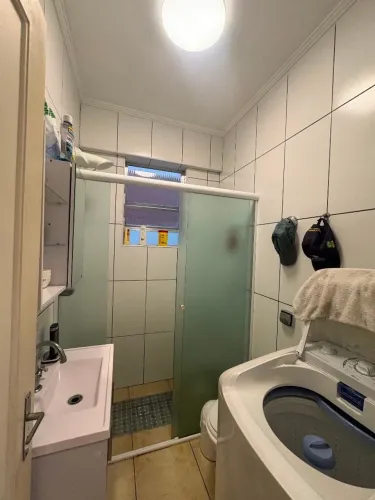Apartamento com 2 dormitório, Quadra da Praia, Santos.
