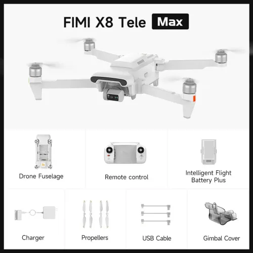 DRONE FIMI X8 TELE MAX - NOVO - 
