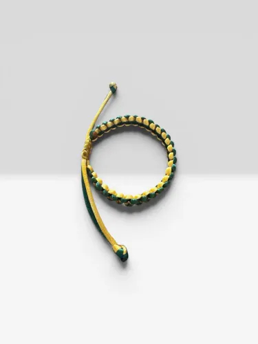 Pulseira Torcedor Verde e Amarela