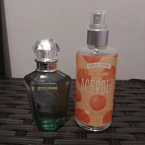 Kit perfume Amaú Avatim e colonia acerola L'Occitane 