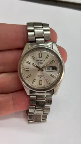 Relógio Seiko 5 Vintage revisado