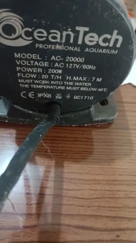 Bomba d'Água 20.000 Litros - Excelente Estado