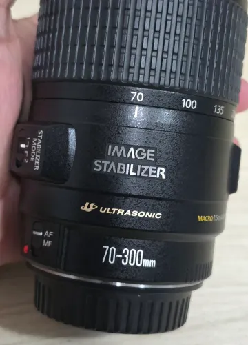 LENTE CANON EF 70-300MM ULTRASONIC IMPECÁVEL ZERA