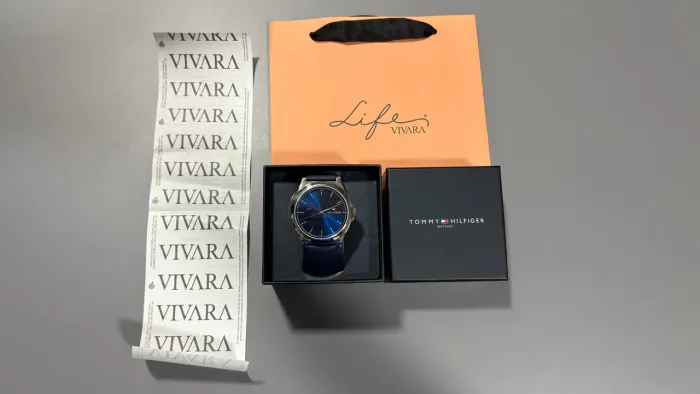 Relógio Tommy Hilfiger Norris Masculino Couro Azul - 1710666