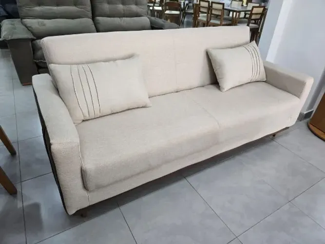 SOFÁ CAMA ESTHER MATRIX 3 LUGARES - Entrega DF e Entorno.