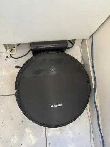 Robô Aspirador Samsung POWERbot-E 2 em 1 ? Aspira e Passa Pano, Wi-Fi