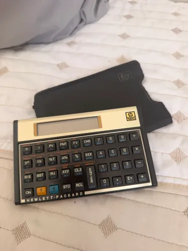 Calculadora HP 12C gold excelente estado