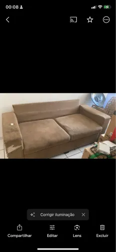 Sofá doação para buscar