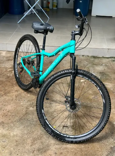 Bicicleta Feminina Absolute Hera Aro 29 Pouco Usada - Verde Água