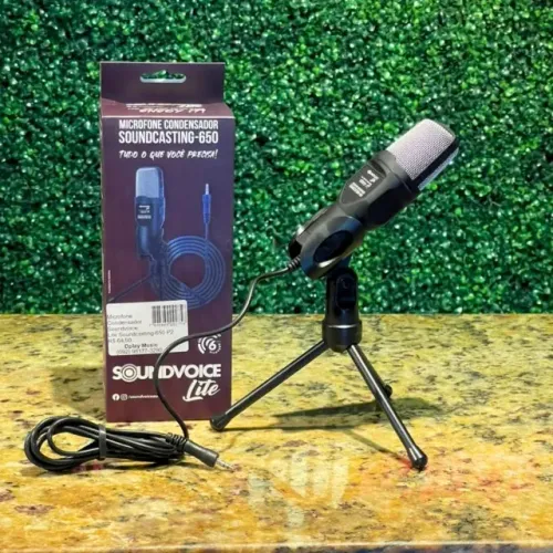 Microfone Condensador Soundvoice Lite Soundcasting-650 P2