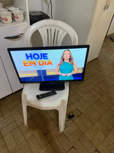Tv completo antena e controle