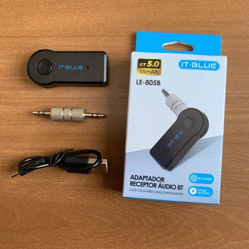 Adaptador Bluetooth para som de carro - Novo e com garantia 
