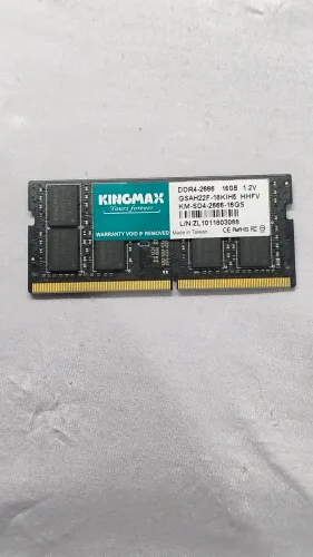Memória RAM Notebook 16GB DDR4 2666MHz Kingmax