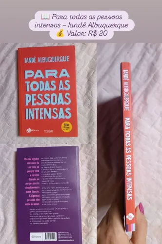 Livro: Para todas as pessoas intensas