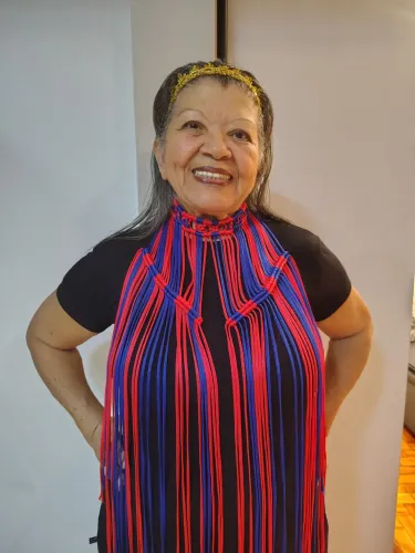 Colar de macramê lindissimos