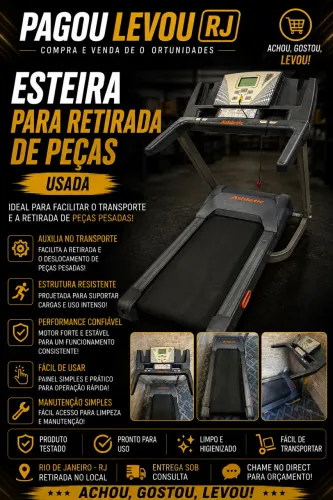 Esteira Ergométrica Athletic