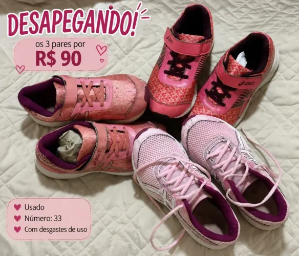 DESPAEGANDO DE 3 TENIS - N? 33