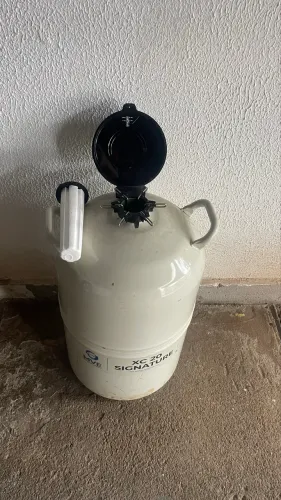 Botijão de nitrogênio