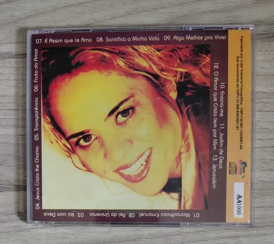 Cd Vanilda de Paula Essência 1998
