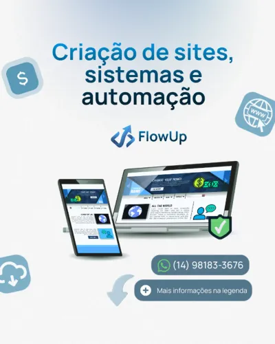 Criação de Sites, Sistemas e Automação - Transforme seu negócio!