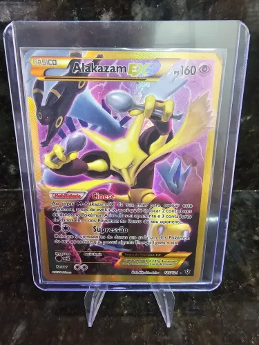 Carta Pokemon Alakazam Ex (125/124) de 2016.