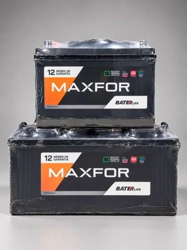 Bateria Automotiva MAXFOR 100A e 150A - A partir de R$ 515,00