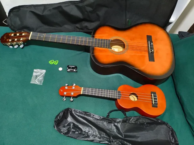 Violão Vogga VCA206N + Ukulele Start by Giannini