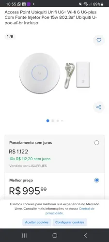 VENDO AP U6+ UNIFI