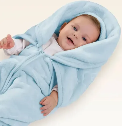 Baby Sac - Saco manta para encaixar o bebê BRANCO usado 1x ainda com embalagem infantil