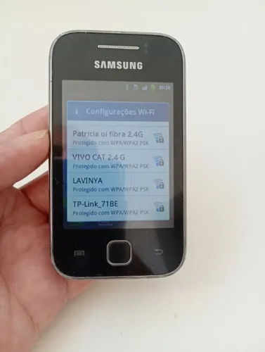 Samsung Galaxy Y GT-S5360B Raro - Bateria Ok - Colecionadores - Wi-Fi, Bluetooth, GPS Ok