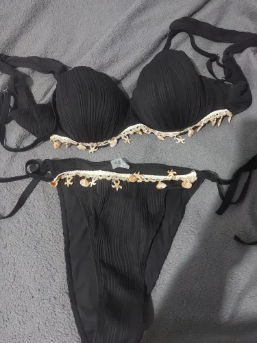 Biquíni 1XL Preto Nunca Usado