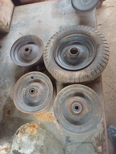 Rodas de ferro para carretinha de moto