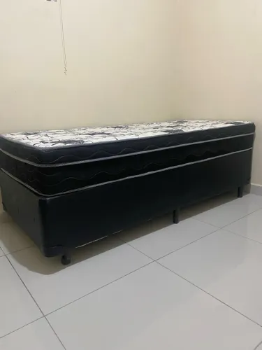 Cama Box solteiro base + colchão