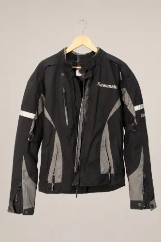 Jaqueta Kawasaki para Motociclista Preta e Cin