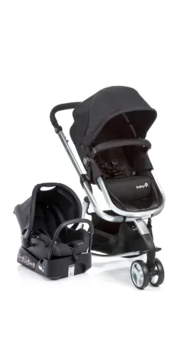 Kit Carrinho de Bebê Safety 1st Mobi com Bebe Conforto e Base Veicular