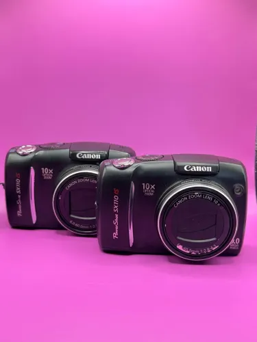 Lote de duas câmeras digitais cânon Powershot sx110 is 