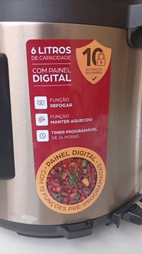 VENDE-SE PANELA PRESSÃO ELÉTRICA WAP 6LITROS