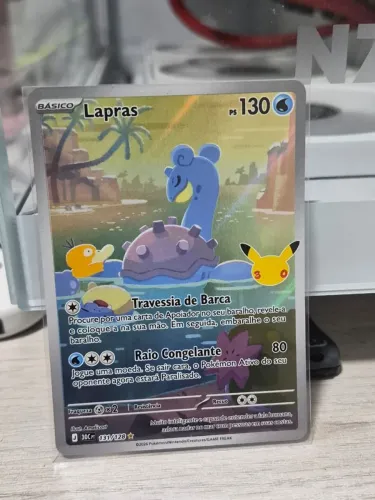 Carta pokemon tcg lapras 30 anos