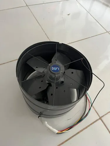 Exaustor de 25cm ideal pra churrasqueira 