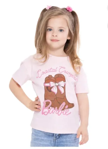 Camiseta Barbie tamanhos 3 e 4 anos importadas (Novas)