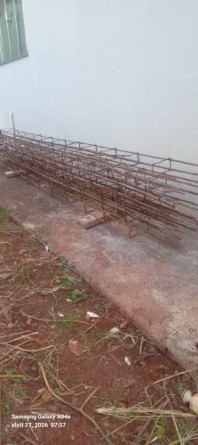 R$ 37,00 - Coluna ferro 5/16 3m pronta p/ obra - Promoção hoje