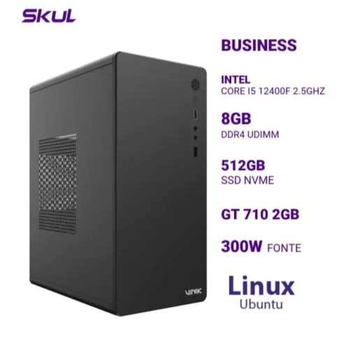 Computador Core I5 12400. SSD 512 nome. memória 8gb