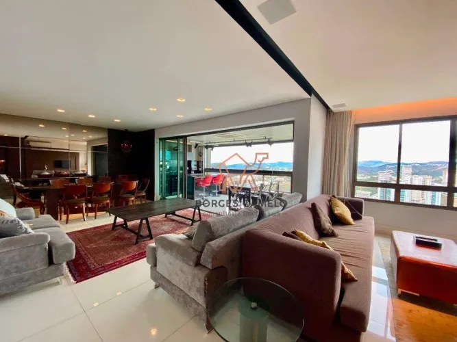 Apartamento com 4 Quartos para alugar, 204 m² por R$ 18.000/mês - Vila da Serra - Nova Lim
