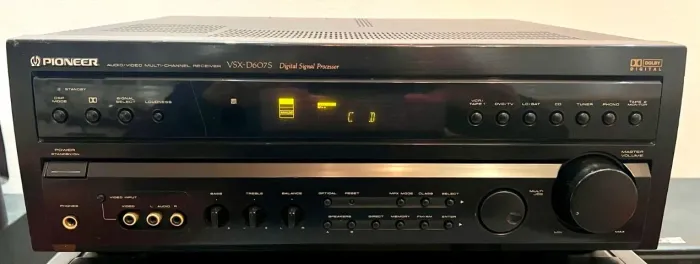 Receiver Pioneer VSX-D607S - Phono - Revisado - Funcionado 100%