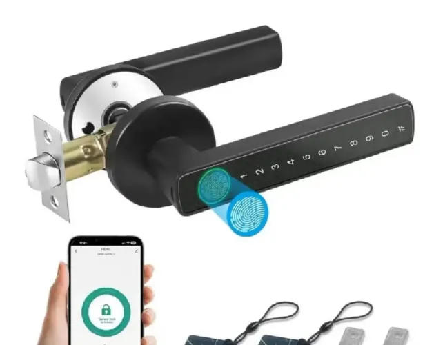 Fechadura digital com biometria 