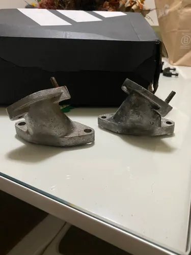 Par de coletores para dupla carburação vw brasilia/TL 1600