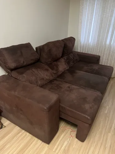Sofá 3 Lugares Retrátil e Reclinável